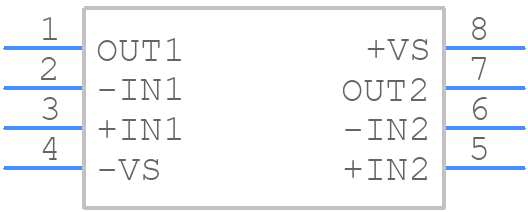 AD8058ARZ - Analog Devices - PCB symbol