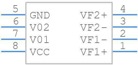 HCPL2631SD - onsemi - PCB symbol