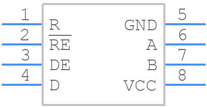 THVD1420DRLR - Texas Instruments - PCB symbol
