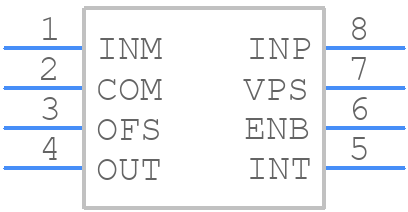 AD8307ANZ - Analog Devices - PCB symbol