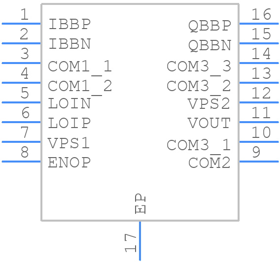 AD8349AREZ - Analog Devices - PCB symbol