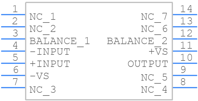 AD841JNZ - Analog Devices - PCB symbol