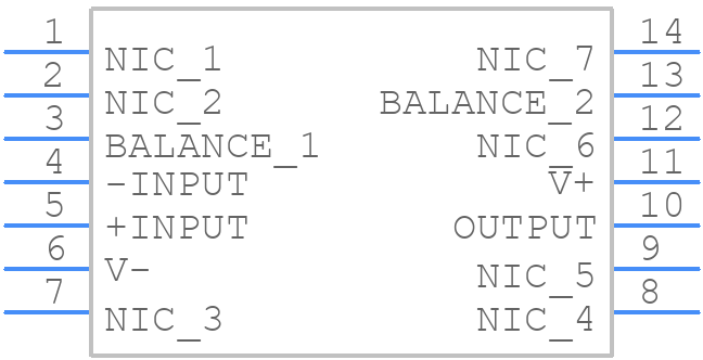 AD842JNZ - Analog Devices - PCB symbol