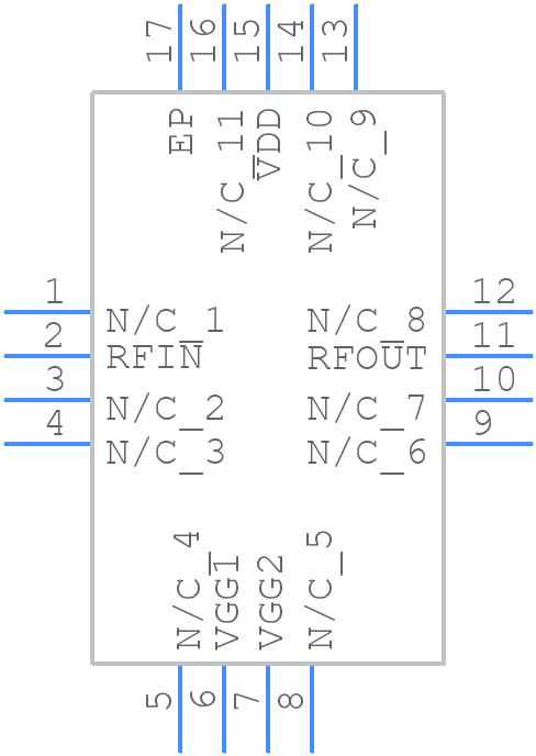 HMC441LP3 - Analog Devices - PCB symbol
