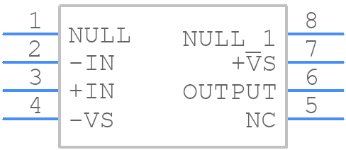 AD848JRZ - Analog Devices - PCB symbol