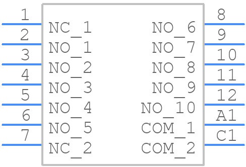 A20605RNCQ - C & K COMPONENTS - PCB symbol