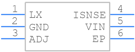 IS31LT3353-SDLS4-TR - Lumissil Microsystems - PCB symbol