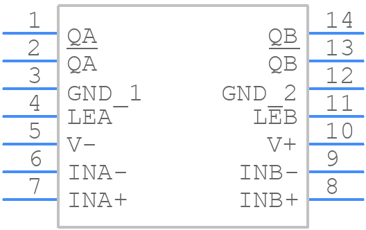 AD8612ARUZ - Analog Devices - PCB symbol