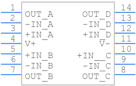 AD8668ARZ - Analog Devices - PCB symbol