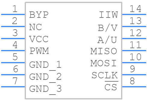 A33115KLEATR - Allegro Microsystems - PCB symbol