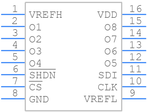 AD8803ARZ - Analog Devices - PCB symbol