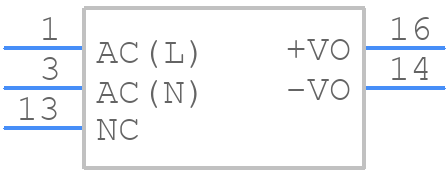 MP-LDE03-20B05 - Multicomp Pro - PCB symbol