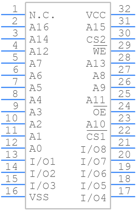 KM681000CLP-7L - SAMSUNG - PCB symbol
