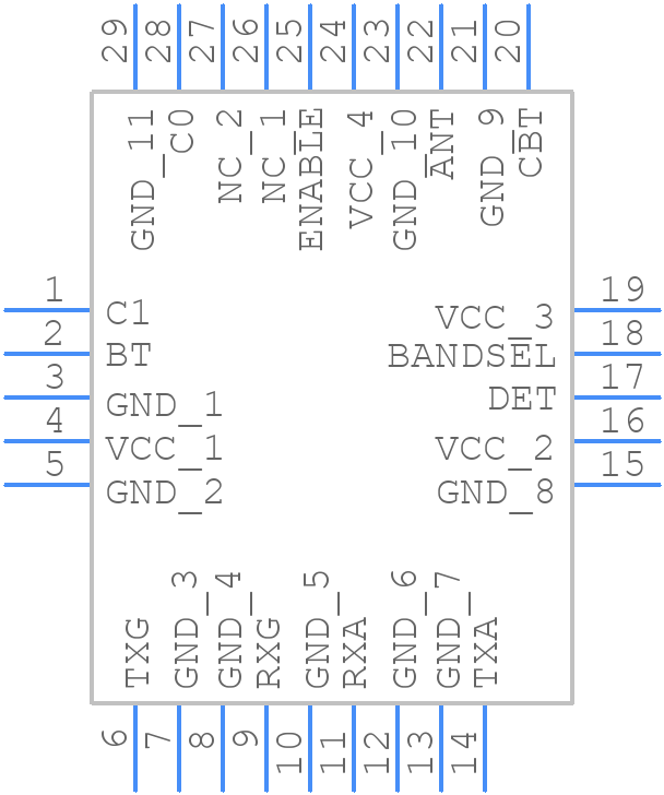 LX5591LQ-TR - Microchip - PCB symbol