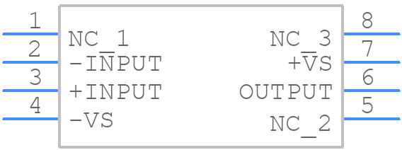 AD9631ANZ - Analog Devices - PCB symbol