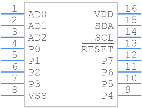 PCA9670PW,118 - NXP - PCB symbol