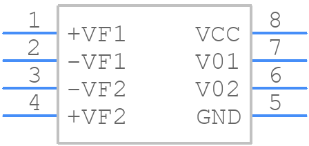 HCPL2630S - onsemi - PCB symbol