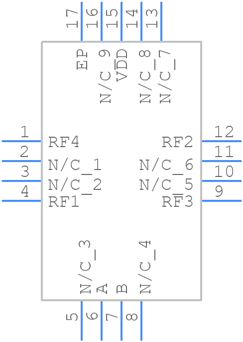CMD273P3 - Qorvo - PCB symbol