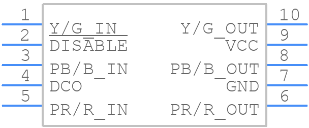 ADA4417-3ARMZ - Analog Devices - PCB symbol