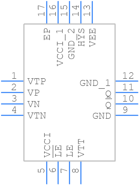 ADCMP580BCPZ-WP - Analog Devices - PCB symbol