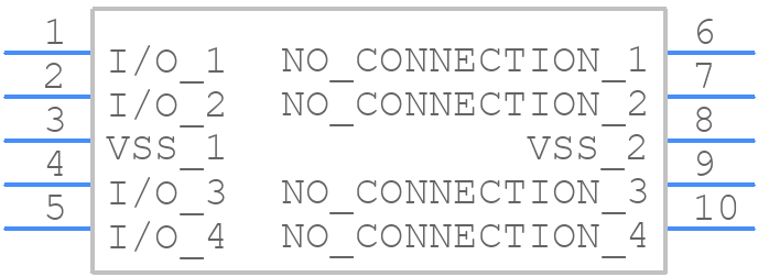 D5V0FS4U10LP-7 - Diodes Incorporated - PCB symbol