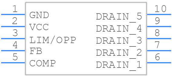 NCV1060BD100R2G - onsemi - PCB symbol