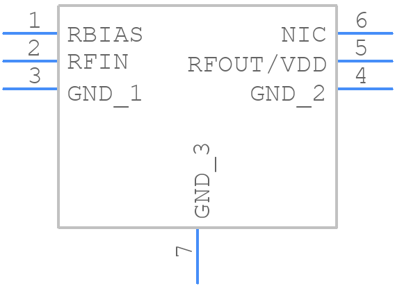 ADL8121ACPZN - Analog Devices - PCB symbol