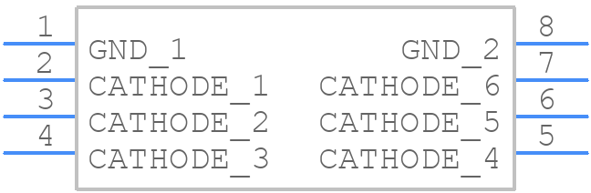 PACDN046MR - onsemi - PCB symbol