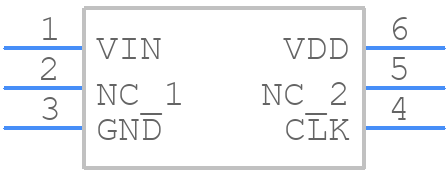 SIT3808AC-C2-33NB-2.048000T - SiTime - PCB symbol