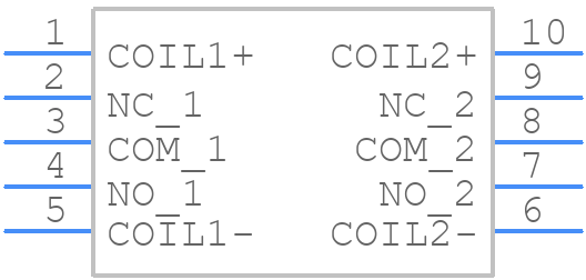 TQ2-L224ULCSA - Panasonic - PCB symbol