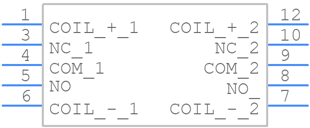 TX2-L23TH - Panasonic - PCB symbol