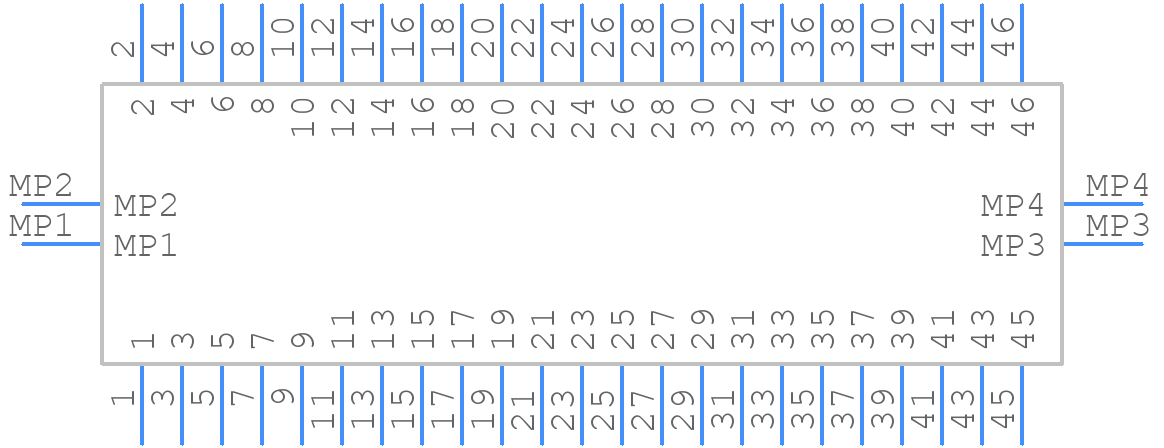 AXT-346124 - Panasonic - PCB symbol