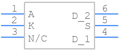 AQV-252G2SX - Panasonic - PCB symbol