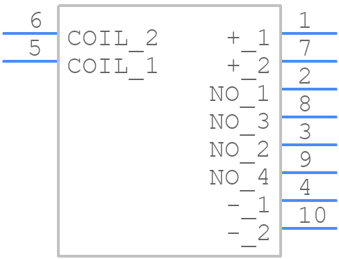 HEV-2aNP24v - Panasonic - PCB symbol