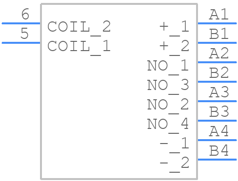 HEV-2aNP12v - Panasonic - PCB symbol