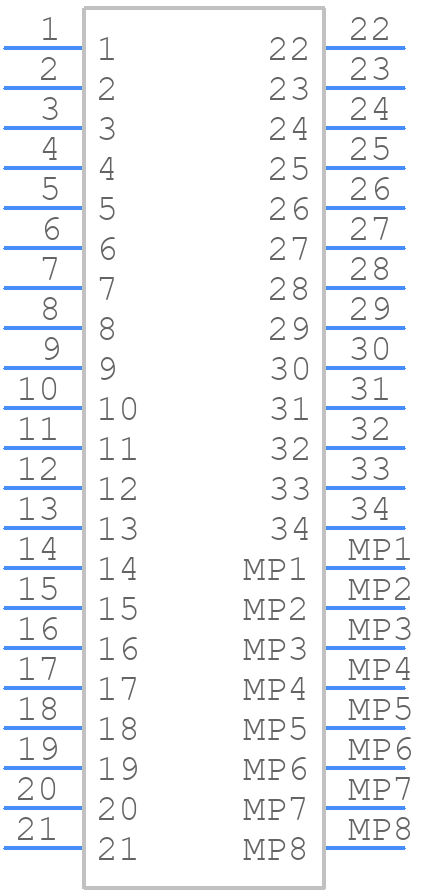 AXG-134144 - Panasonic - PCB symbol