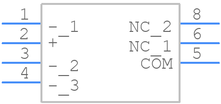 AQH-2223AX - Panasonic - PCB symbol