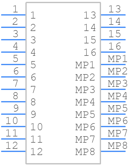 AXF-5D1612 - Panasonic - PCB symbol