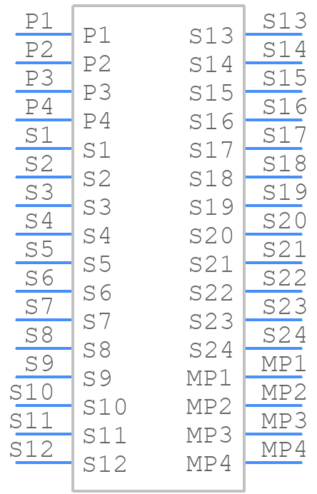 AXF-5D2412 - Panasonic - PCB symbol