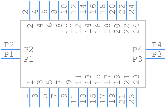 AXF-6D2412 - Panasonic - PCB symbol