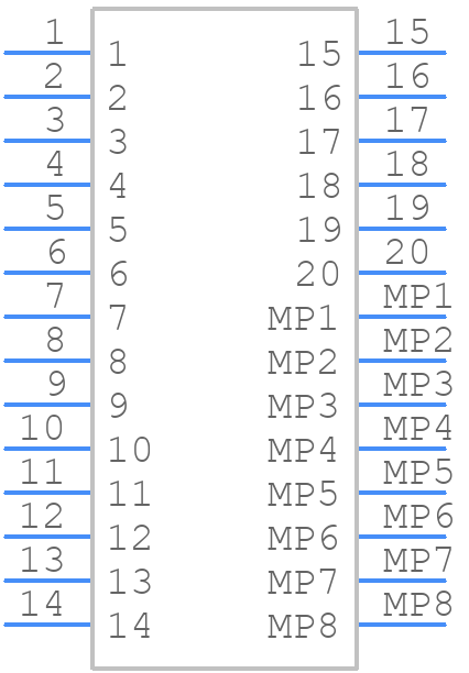 AXG-120144 - Panasonic - PCB symbol