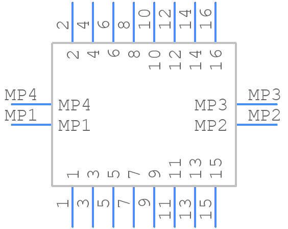 AXT-616124 - Panasonic - PCB symbol