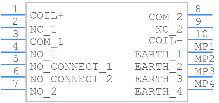 ARA-200A05 - Panasonic - PCB symbol