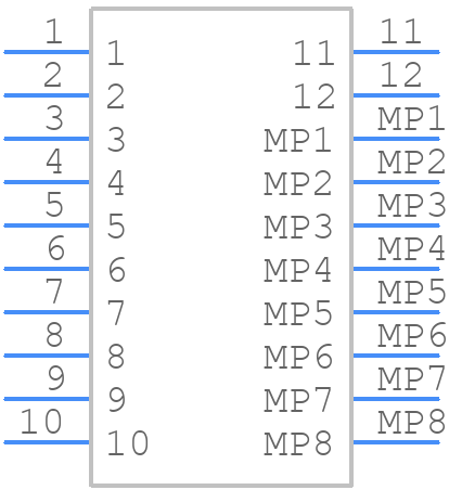 AXG-112144 - Panasonic - PCB symbol