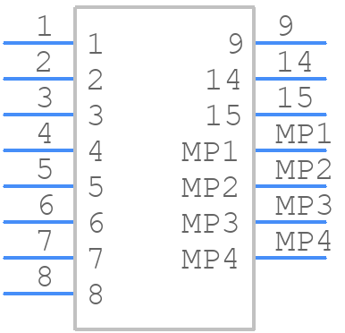 AXA-2R73061P - Panasonic - PCB symbol