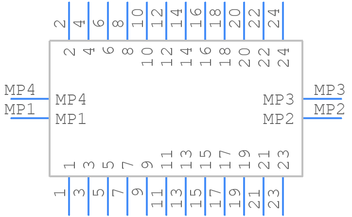 AXT-424124 - Panasonic - PCB symbol