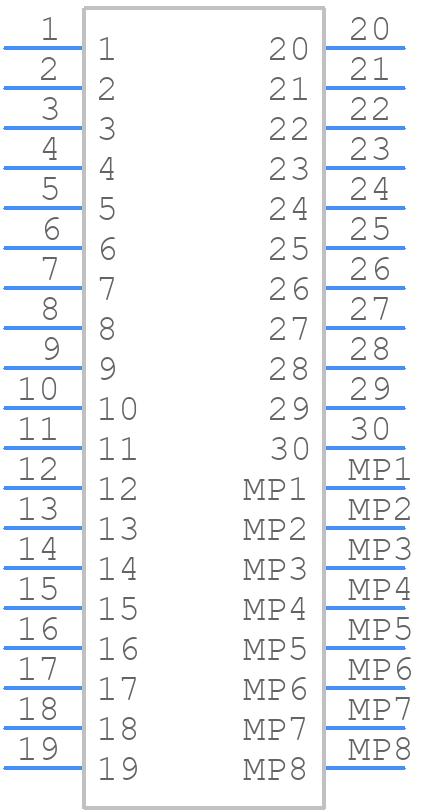 AXG-130144 - Panasonic - PCB symbol