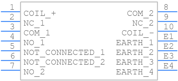 ARA-210A05 - Panasonic - PCB symbol