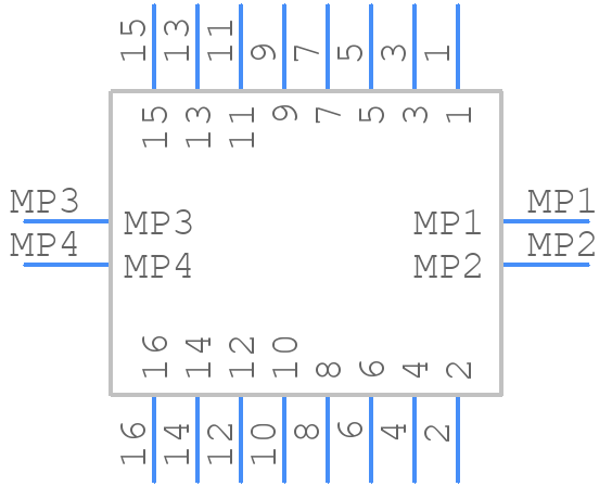 AXE-516127 - Panasonic - PCB symbol