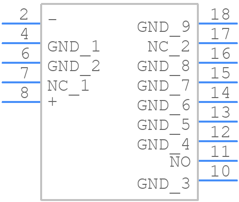 ARS-14Y4H - Panasonic - PCB symbol